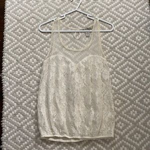 American Rag sweetheart lace top
